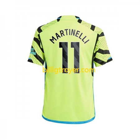 Billige Fotballdrakter Arsenal Gabriel Martinelli 11 Bortedraktsett 2023/24 Kortermet